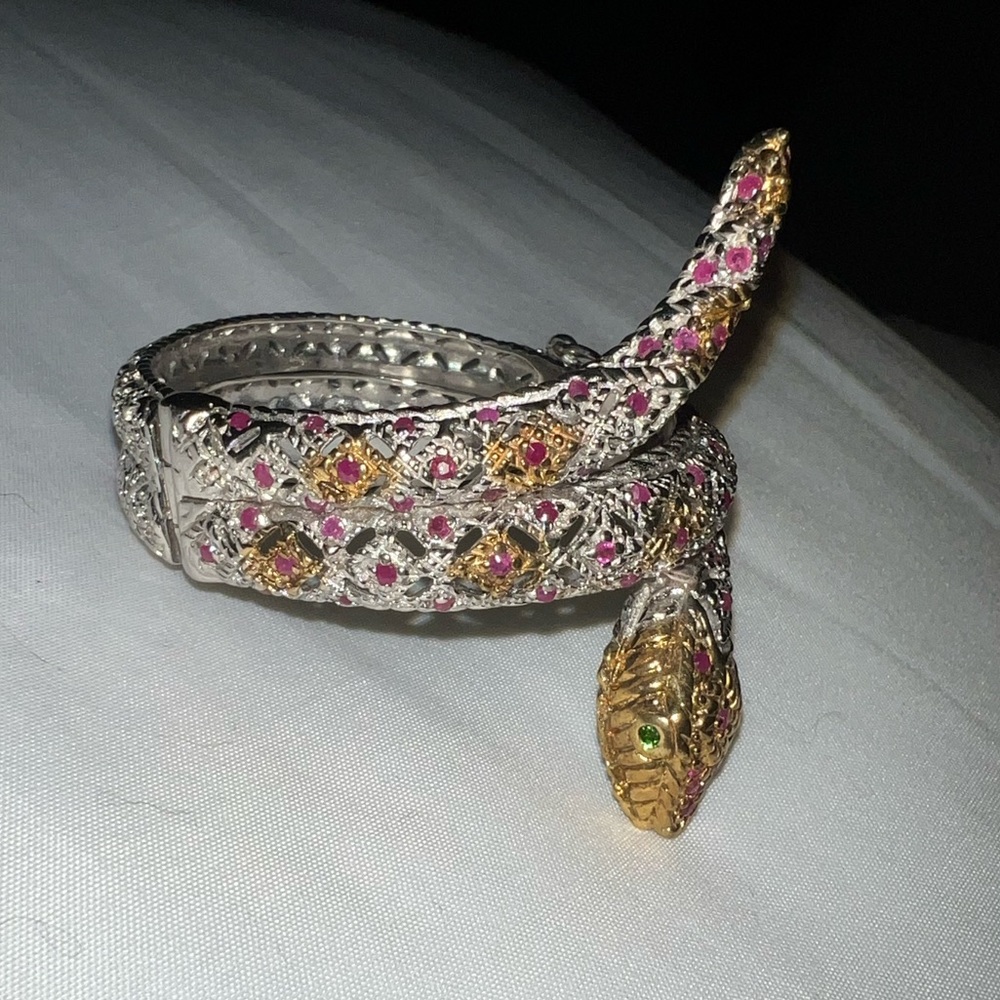 Snake bangle bracelet